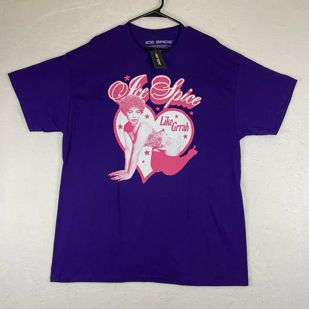 Ice Spice Rapper Hot Topic Music tee unisex XXL tshirt 0621 - Picture 2 of 8
